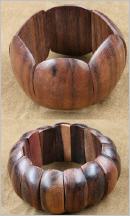 Holzschmuck Arm